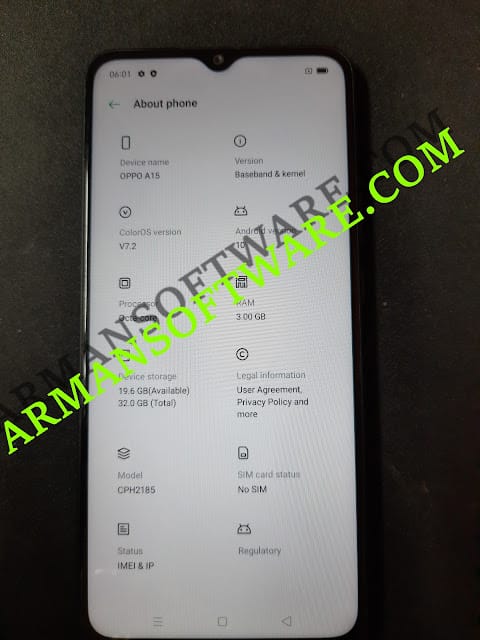 oppo A15 cph2185 scatter file