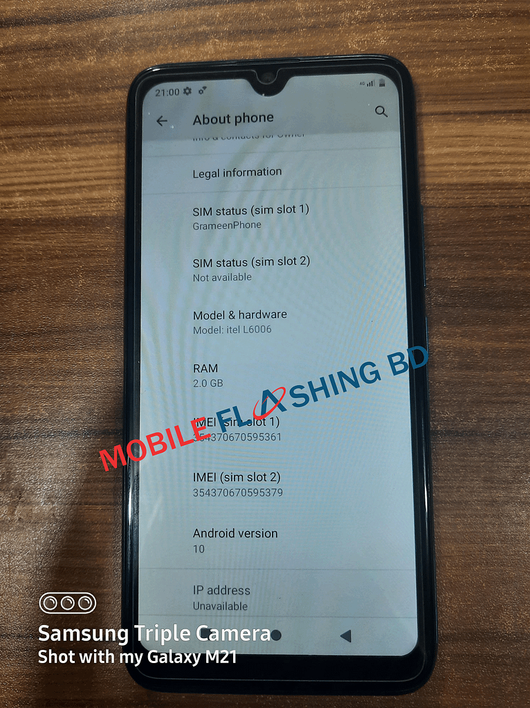 itel A48 L6006 flash file