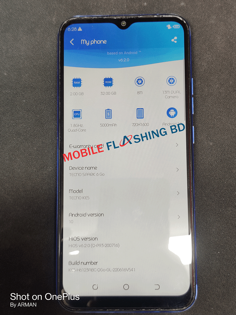 tecno ke5 flash file tested