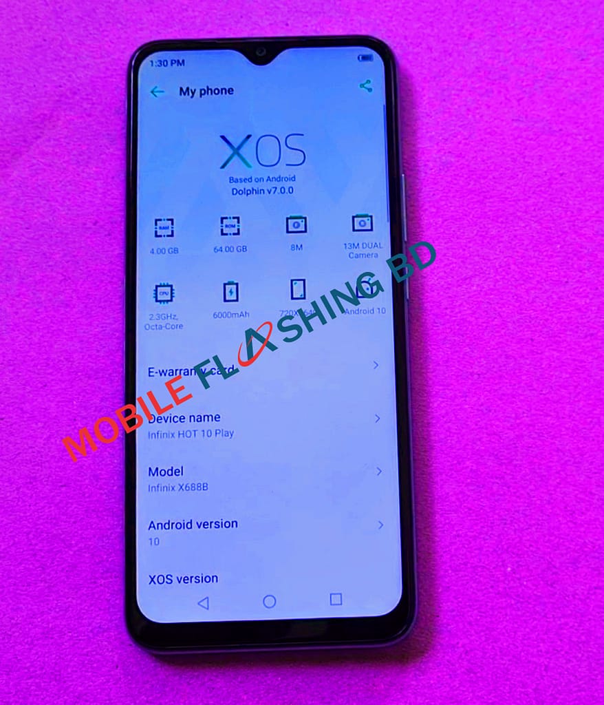 infinix hot 10 play x688b firmware